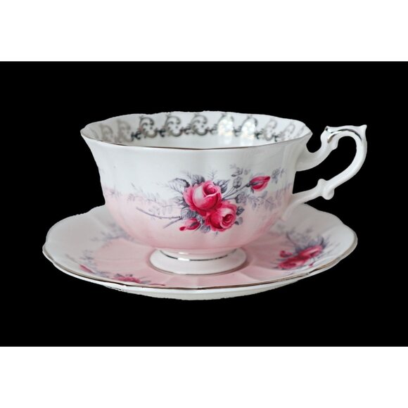 Royal Albert Rose Marie Series Pink Tea Cup and Saucer Teacup Fine Teacup - Picture 1 of 5